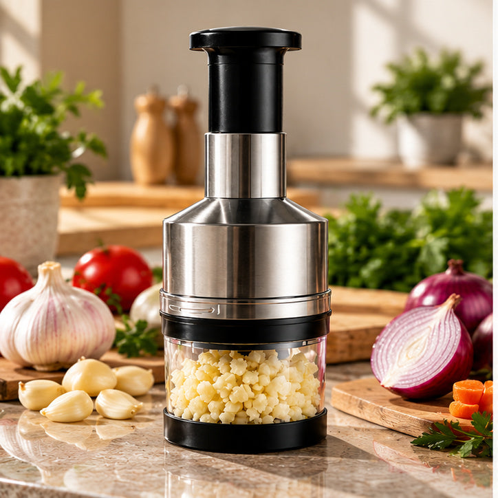AMELO EasyPress – Garlic & Vegetable Chopper
