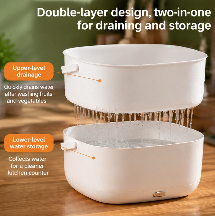 AMELO FreshWash – Fruit & Vegetable Washing Bowl